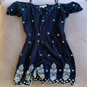 Off the shoulder romper